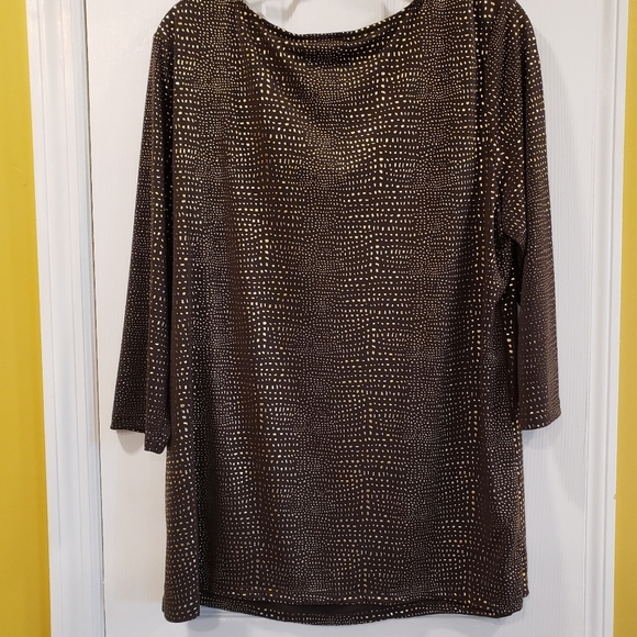 Joan Boyce 3/4 sleeve XL blouse - Picture 4 of 7